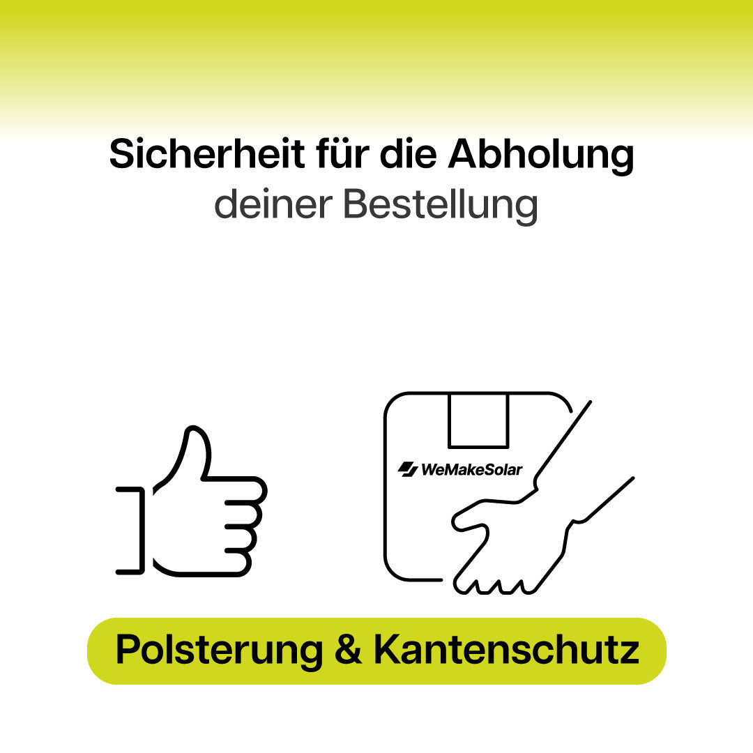 OPTIONAL - Servicepaket - Polsterung bei Abholung